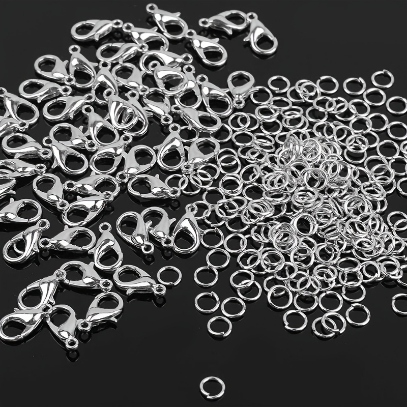 Jewelry Making Ring Tool - 1/2/300 szt. Zapięcia typu karabińczyk, otwarte