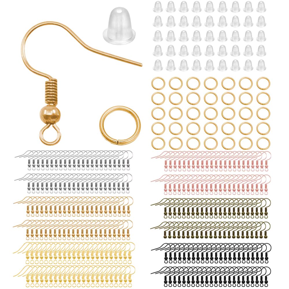 Jump Ring Assorted - 100/300 sztuk/partia hipoalergiczny zestaw haczyków do