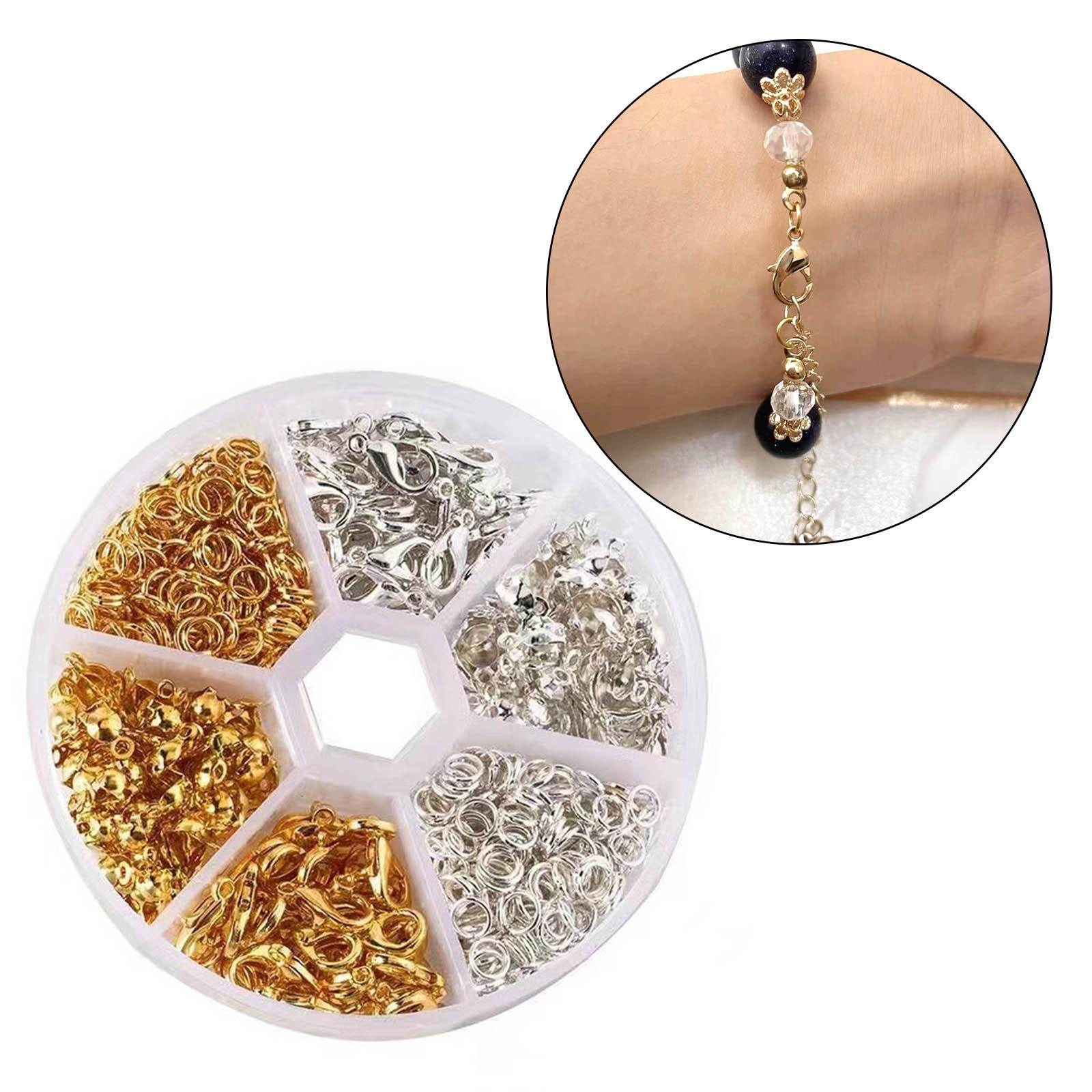 Jump Ring Assorted - Zestaw 450 sztuk różnych zapięć typu