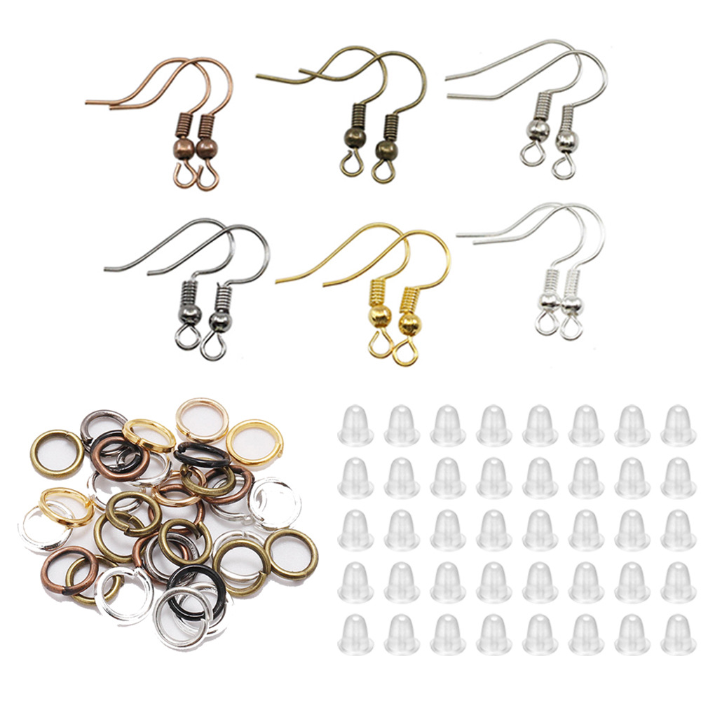 Jump Ring Assorted - Zestaw 300 szt. hipoalergicznych haczyków do