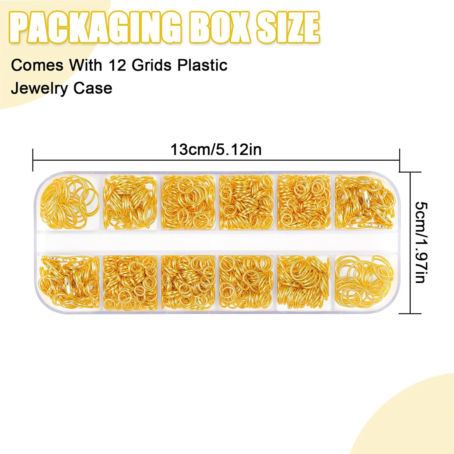 Zestaw złotych kółek Phinus 12 – Jump Ring Assorted recenzja i cena