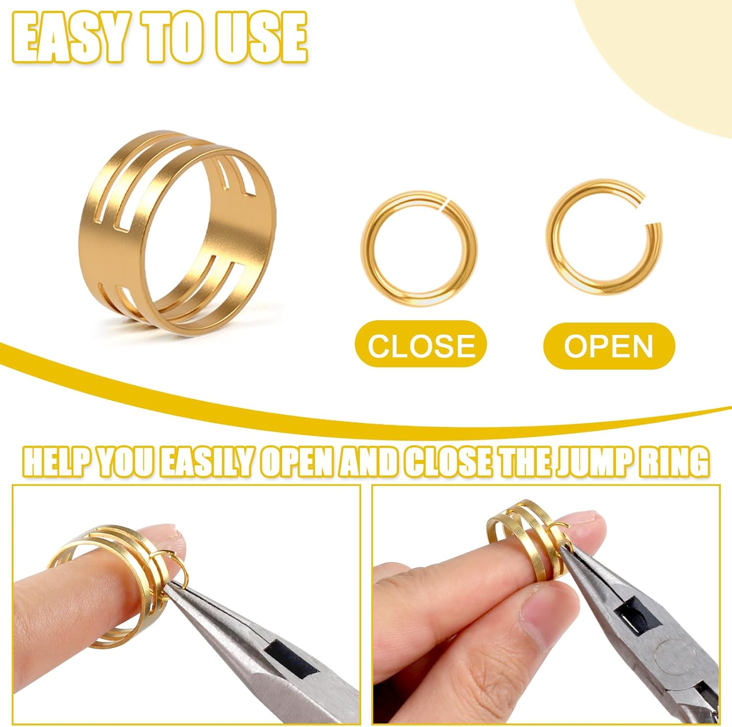 Zestaw złotych kółek Phinus 12 – Jump Ring Assorted recenzja i cena
