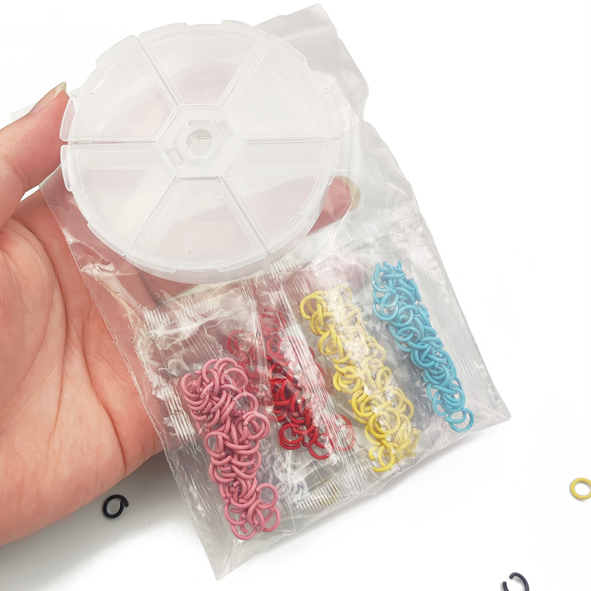 87g Kolorowe, mieszane kolory, – Jump Ring Assorted recenzja i cena