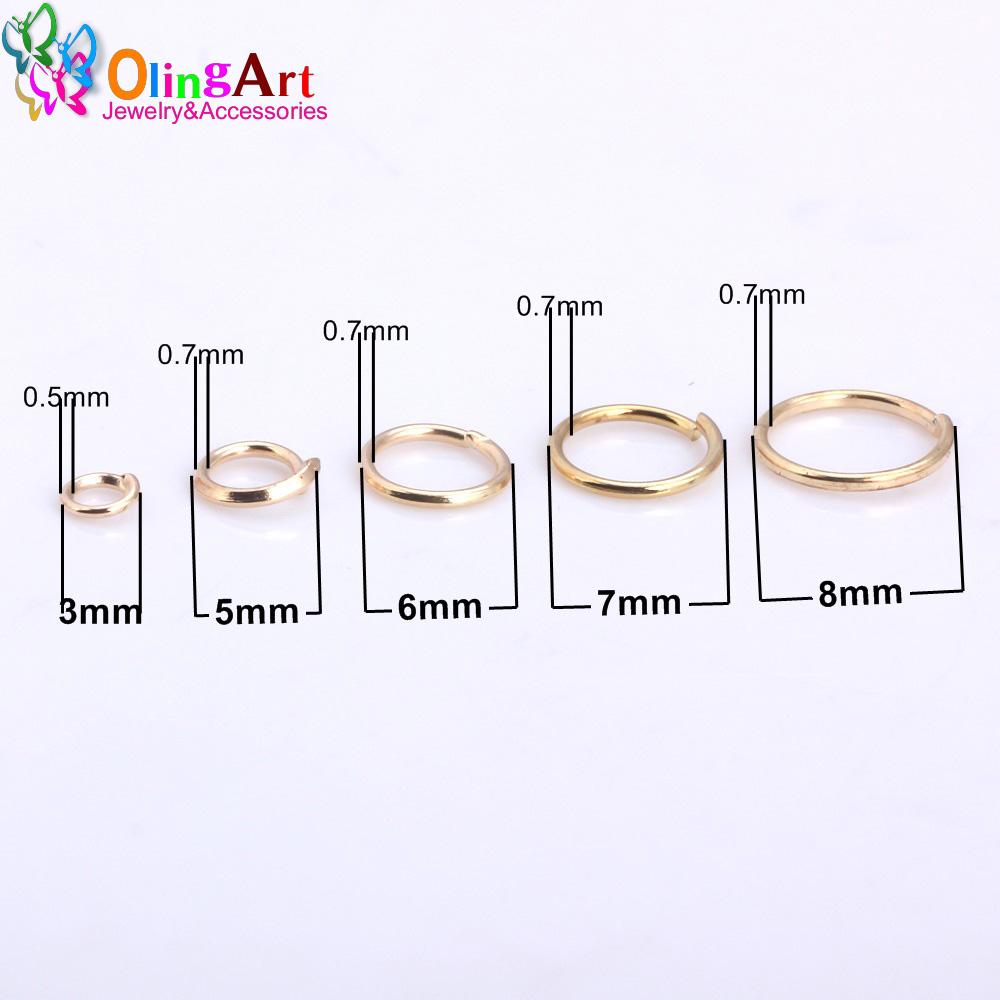 OlingArt KC Złocone kółka łącz – Jump Ring Assorted recenzja i cena