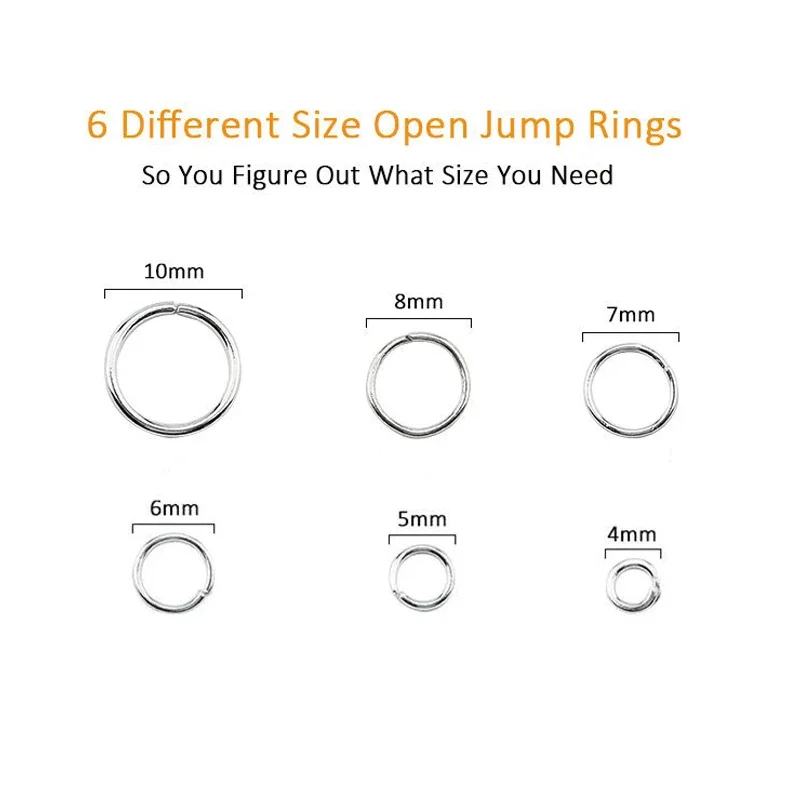 1050 szt. 0,7 mm Platerowane K – Jump Ring Assorted recenzja i cena