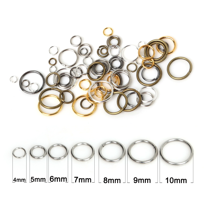 50-500 sztuk 3-18mm pętla kluc – Jump Ring Assorted recenzja i cena