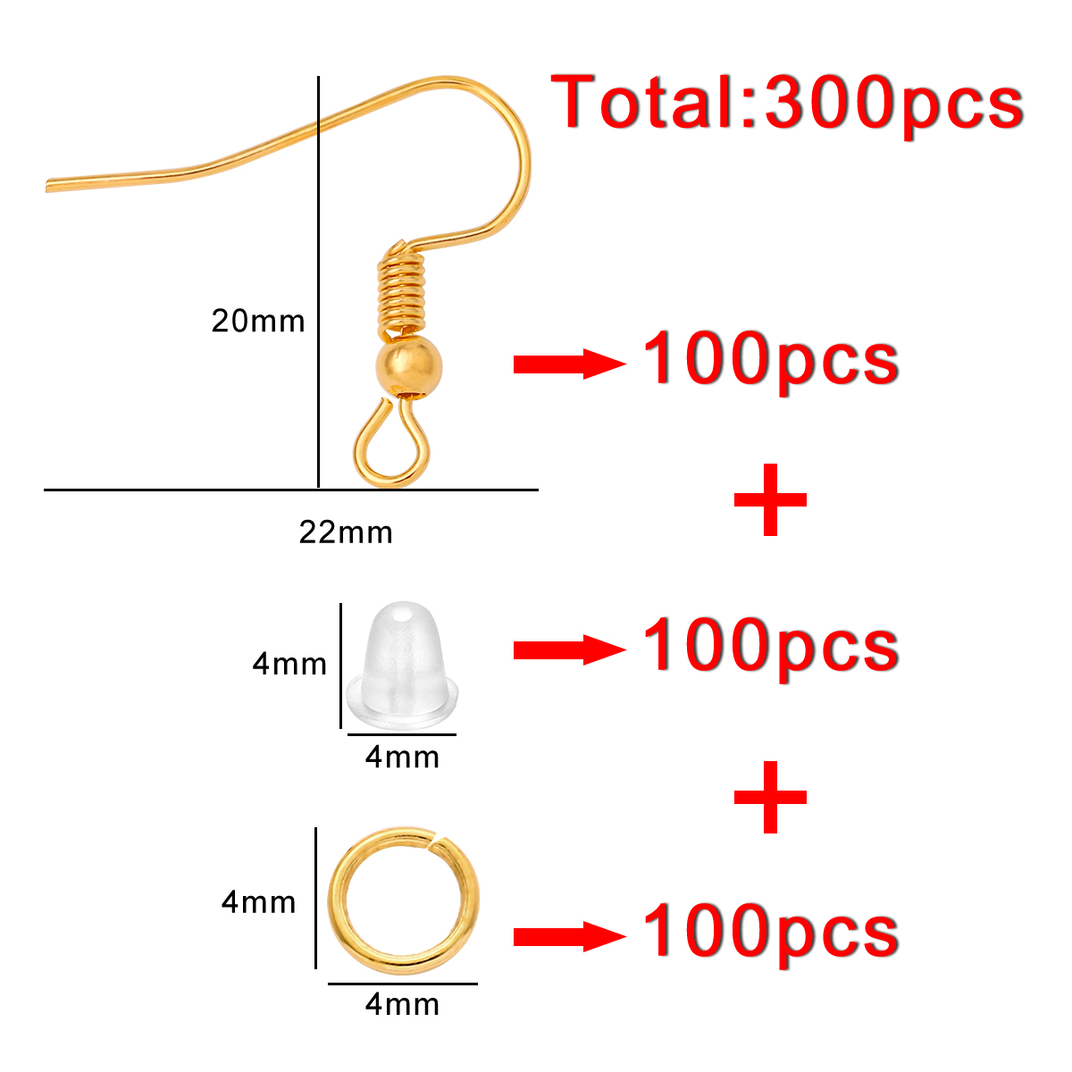100-300 sztuk/partia hipoalerg – Jump Ring Assorted recenzja i cena