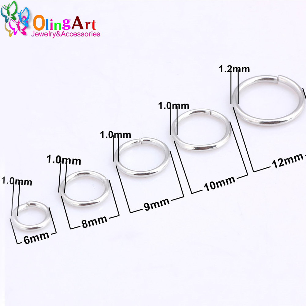 OlingArt Pierścienie Otwierane – Jump Ring Assorted recenzja i cena
