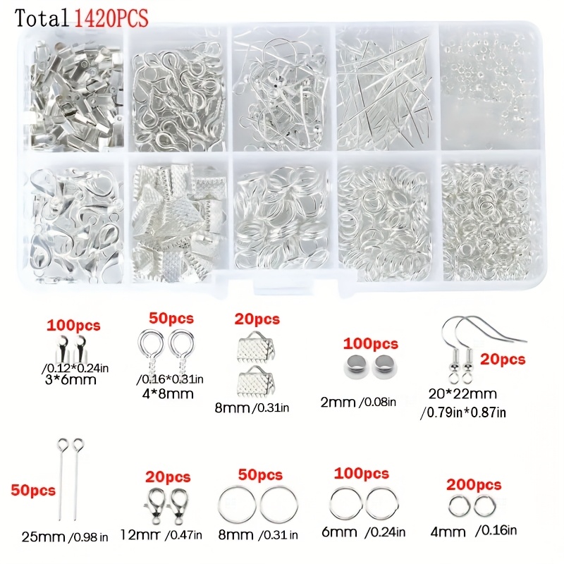 1420 szt. 1 pudełko Zestaw ele – Jewelry Making Ring Tool recenzja i cena